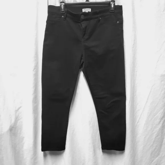 Juicy Couture stretchy black jeggings size 12 - Picture 1 of 6